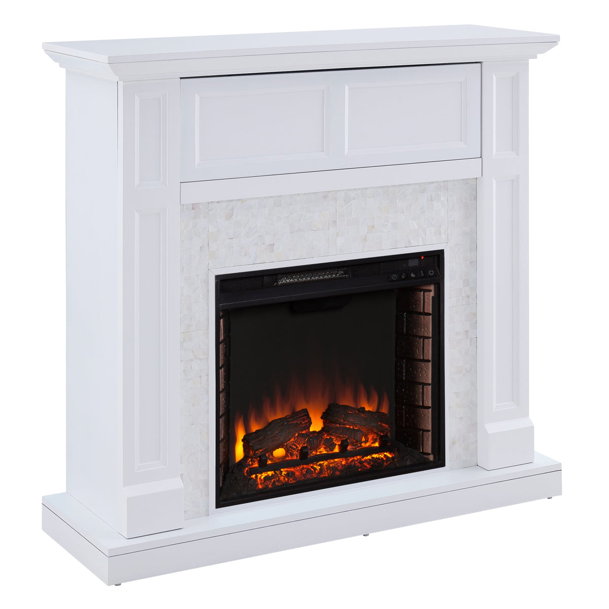Nobleman Tiled Media Fireplace Console