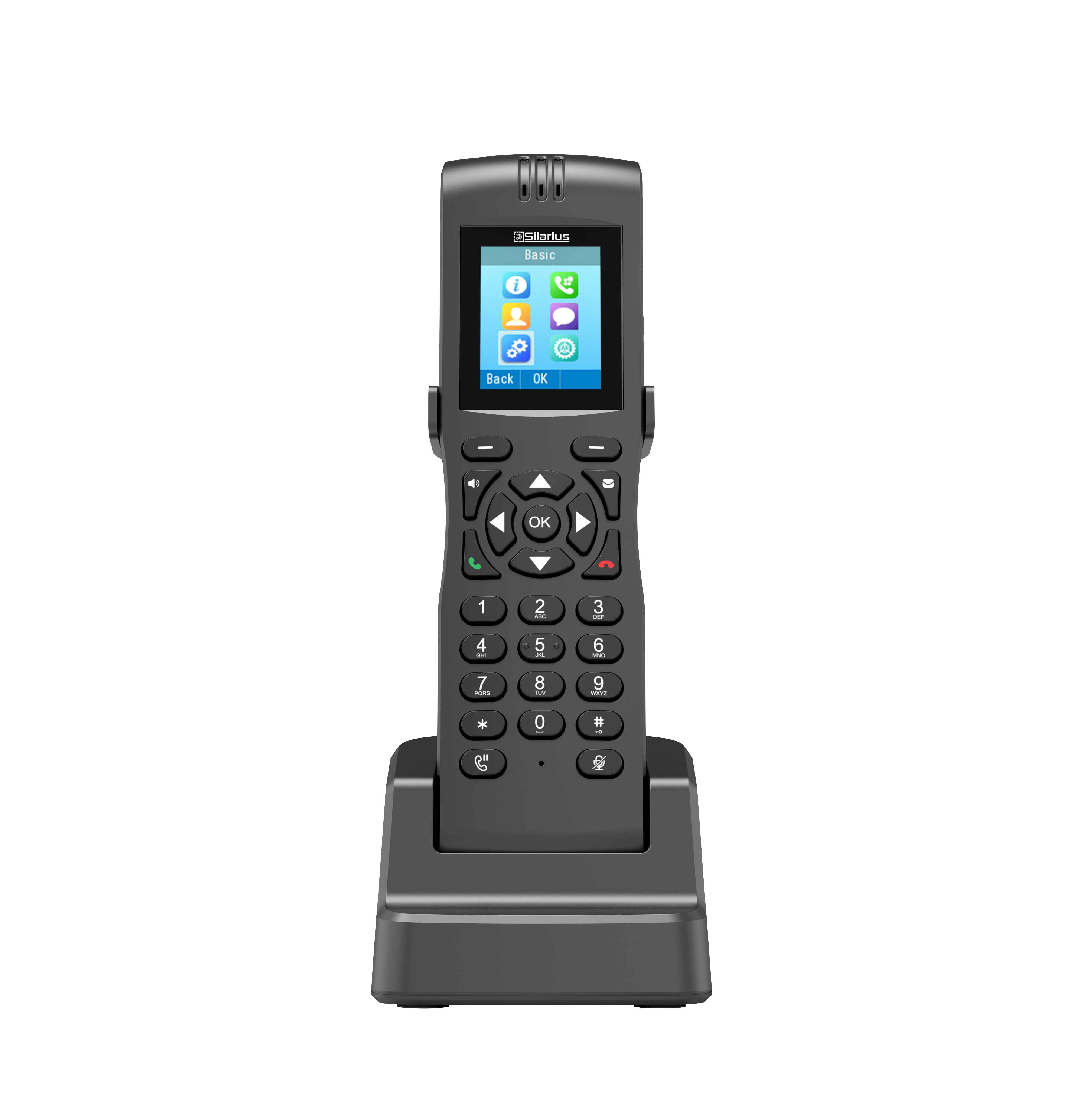 Silarius SILPIPP2SW Portable Dual-Band IP Phone with Belt Clip