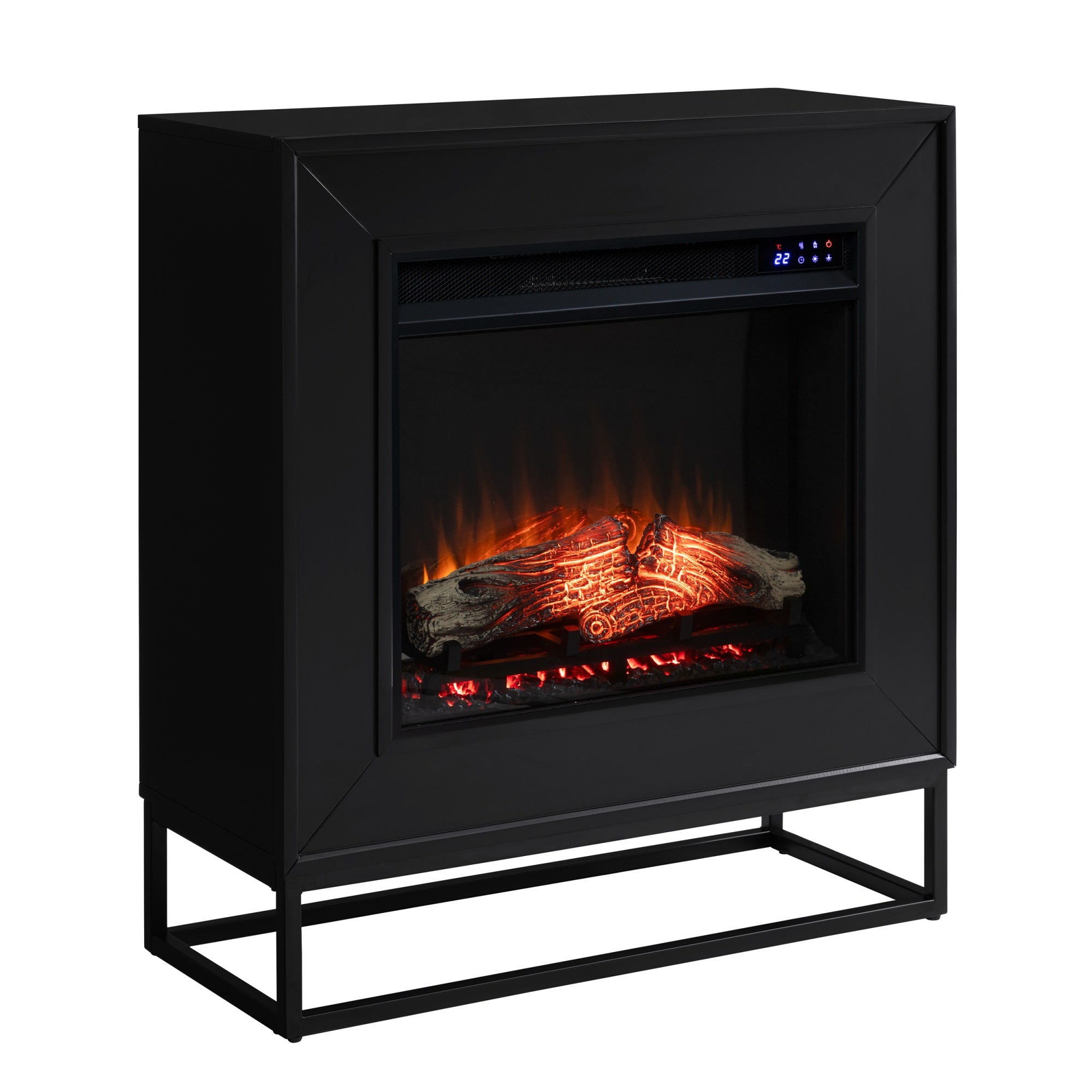 Frescan Contemporary Touch Screen Electric Fireplace