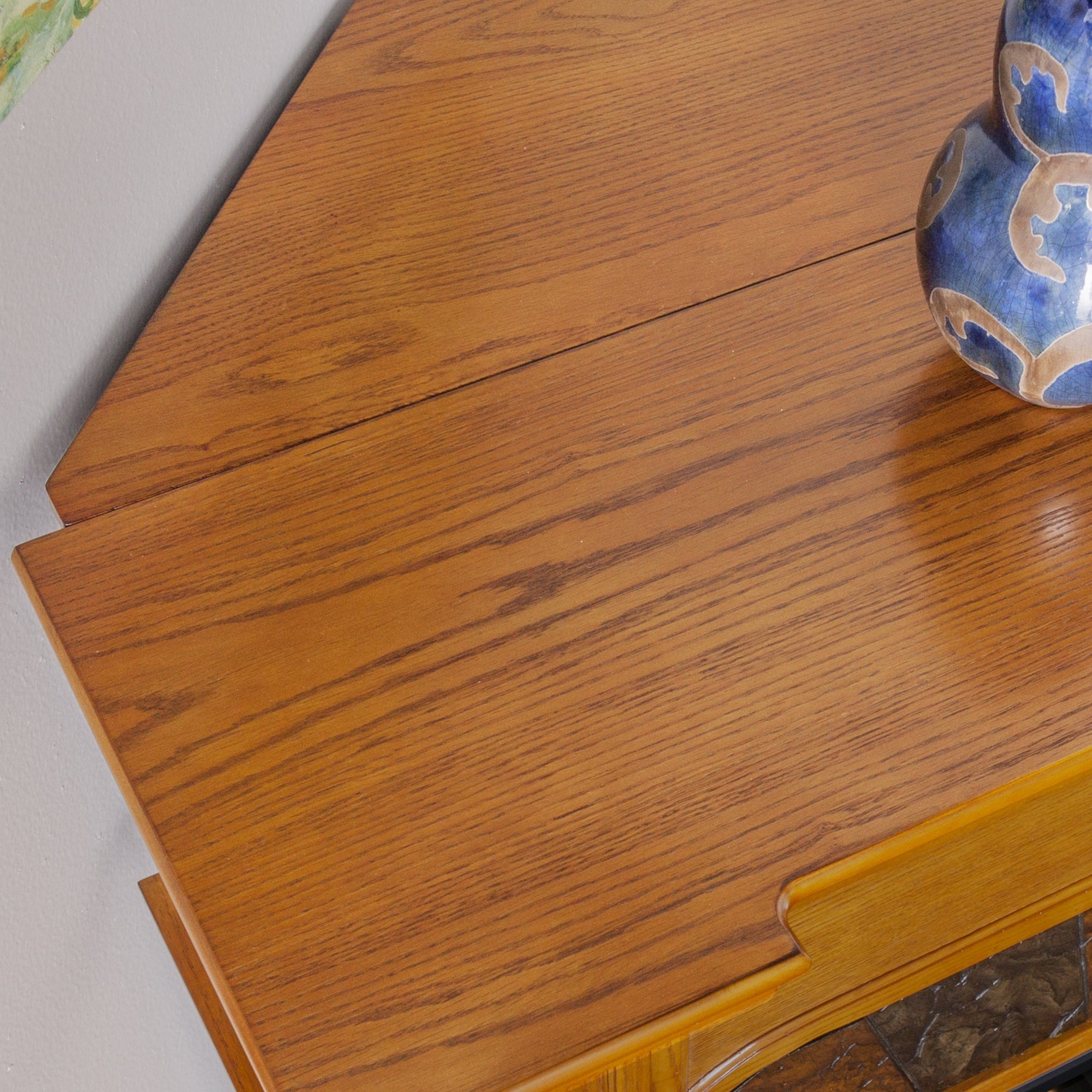 Cartwright Corner Convertible Touch Screen Electric Fireplace With Faux Stone Surround