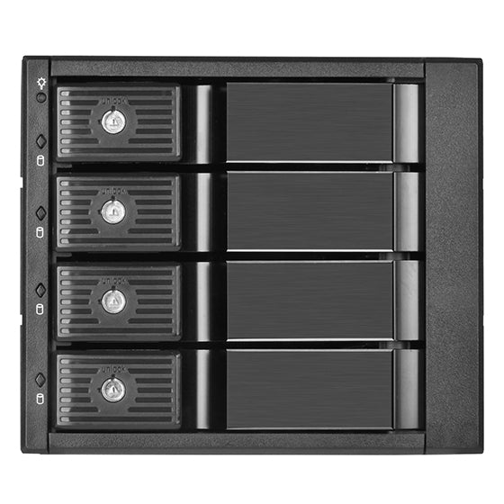 Three 5.25'' Device Bay To Four 3.5'' Sas 12G / Sata 6Gbit/S Trayless Hot Swap Cage