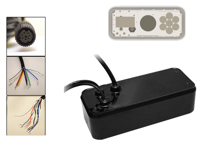 Furuno 165T/275Lhw Pocket Mount Combo Wide Beam Transducer For Dff3D,WBEEAB0CBR2Q347