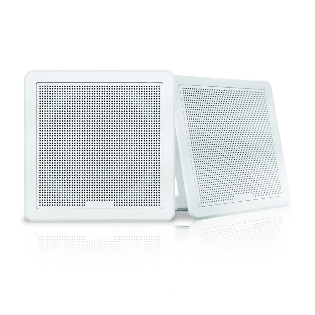 Fusion Fm F77Sw 7'' White Square Flush Mount Speakers