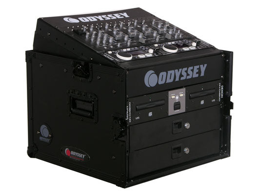 BLACK LABEL COMBO RACK: 10U TOP & 6U BOTTOM