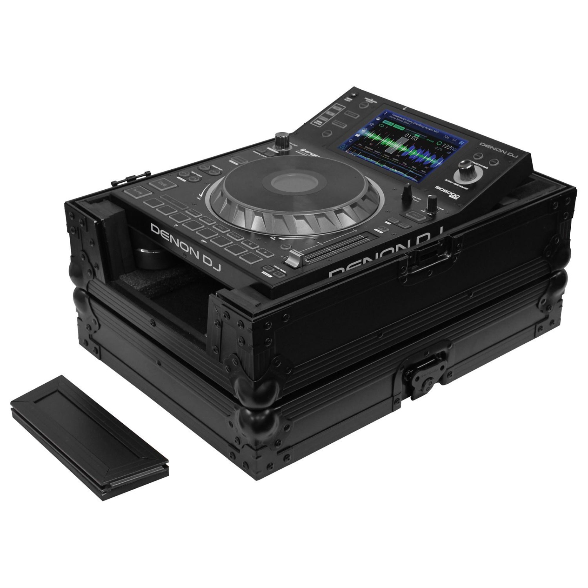 Universal Black Large Format Media Player Flight Case