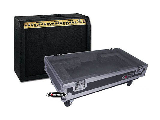 GUITAR 1 x 12 inch COMBO AMP CASE W/WHEELS INT. 27 inch x22 inch x 14.25 inch