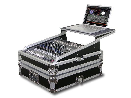 19 inch RACK MOUNTABLE MIXER GLIDE STYLE CASE, 12U