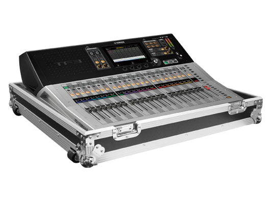 YAMAHA TF3 24 CHANNEL DIGITAL MIXING CONSOLE CASE WITH WHEELS
