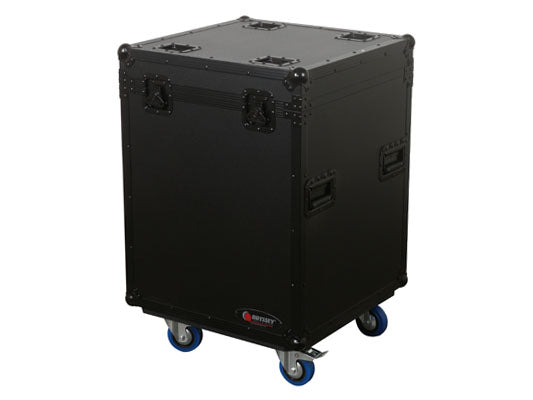BLACK LABEL TRUCK PACK W/CASTERS & CASTER PLATES ON LID: INT. DIMS. 21.5 inch x 27.5 inch x 21.5 inch