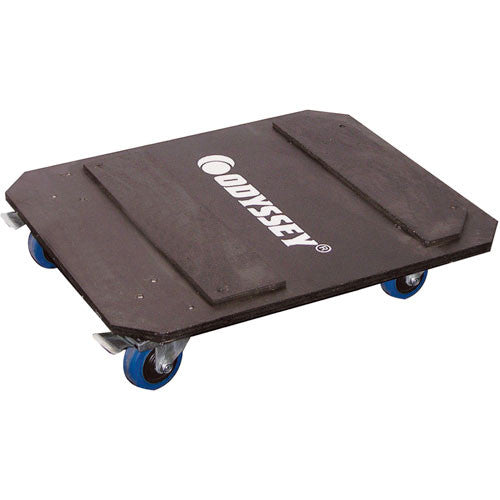 DOLLY PLATE (4) 3.5 inch SWIVEL CASTERS WITH 2 FRONT BRAKES, PLATE DIMENSIONS: 20.5 inch x 23 inch FOR FZ COMBO RACKS WITH 10U TOP SLANT RAC