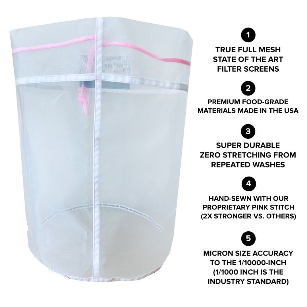 44 GALLON ALL MESH BUBBLE WASH BAGS PICK ANY 4-PACK