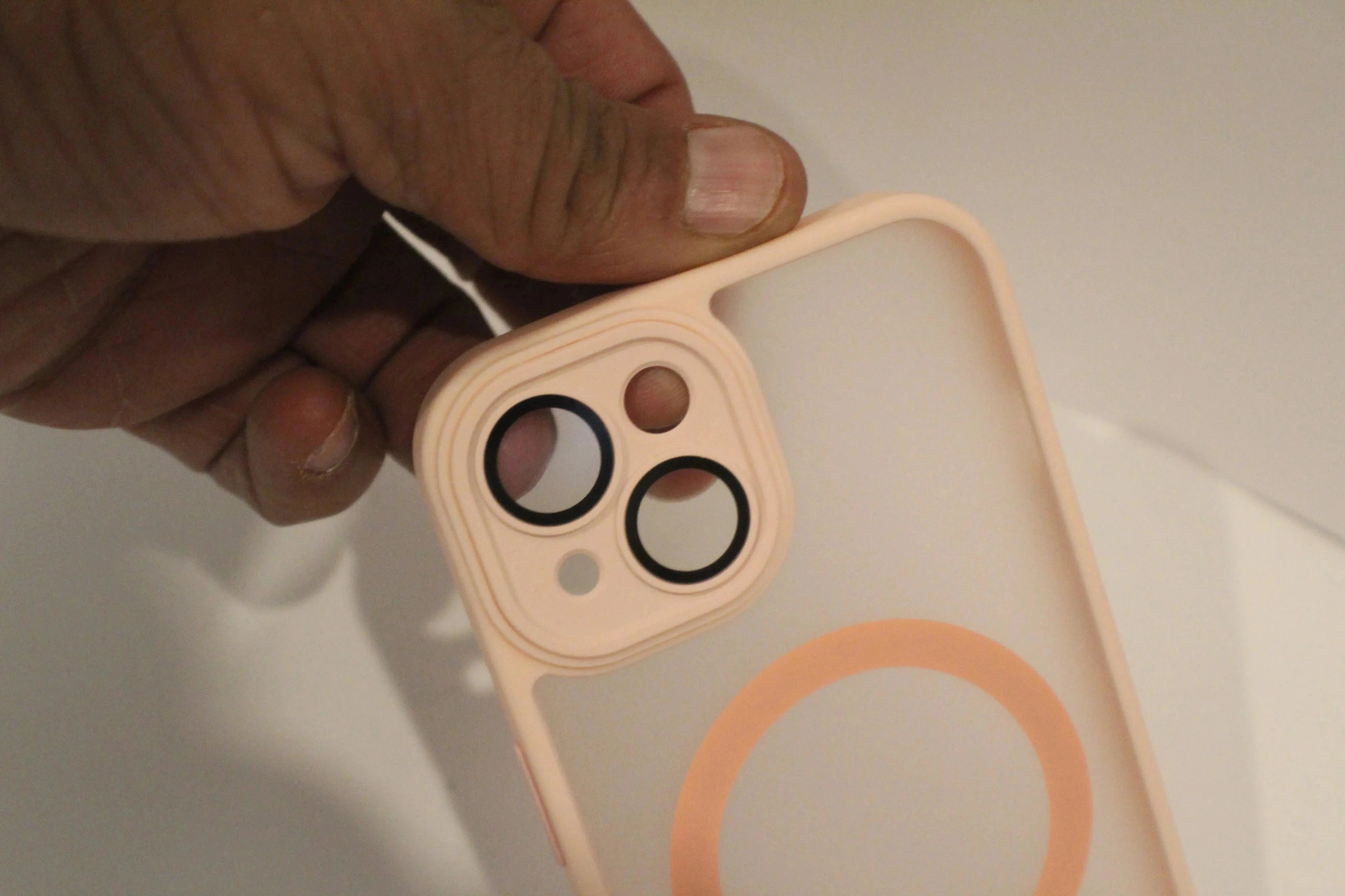 For Phone Matte Armor Magnetic For Pink Phone Case