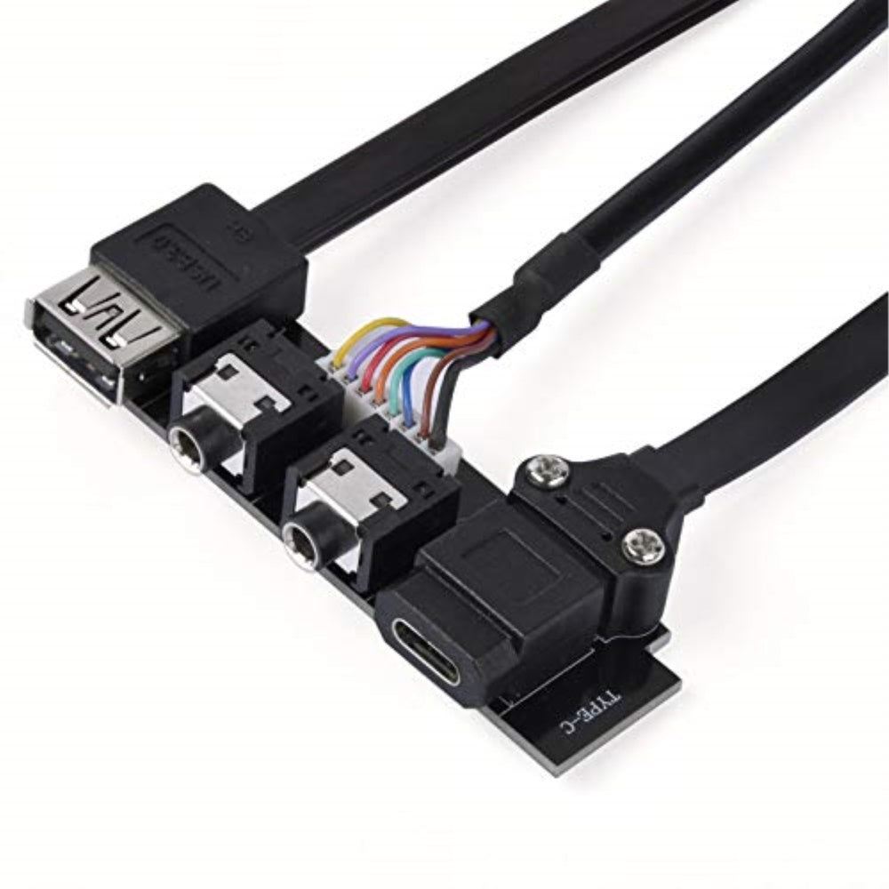 Usb3.0  A Type * 1 Internal 19Pin 800Mm Length +Usb3.1 Gen2  C Type *1Internal 20Pin Key A 600Mm Length+ Hd Audio 800Mm Length