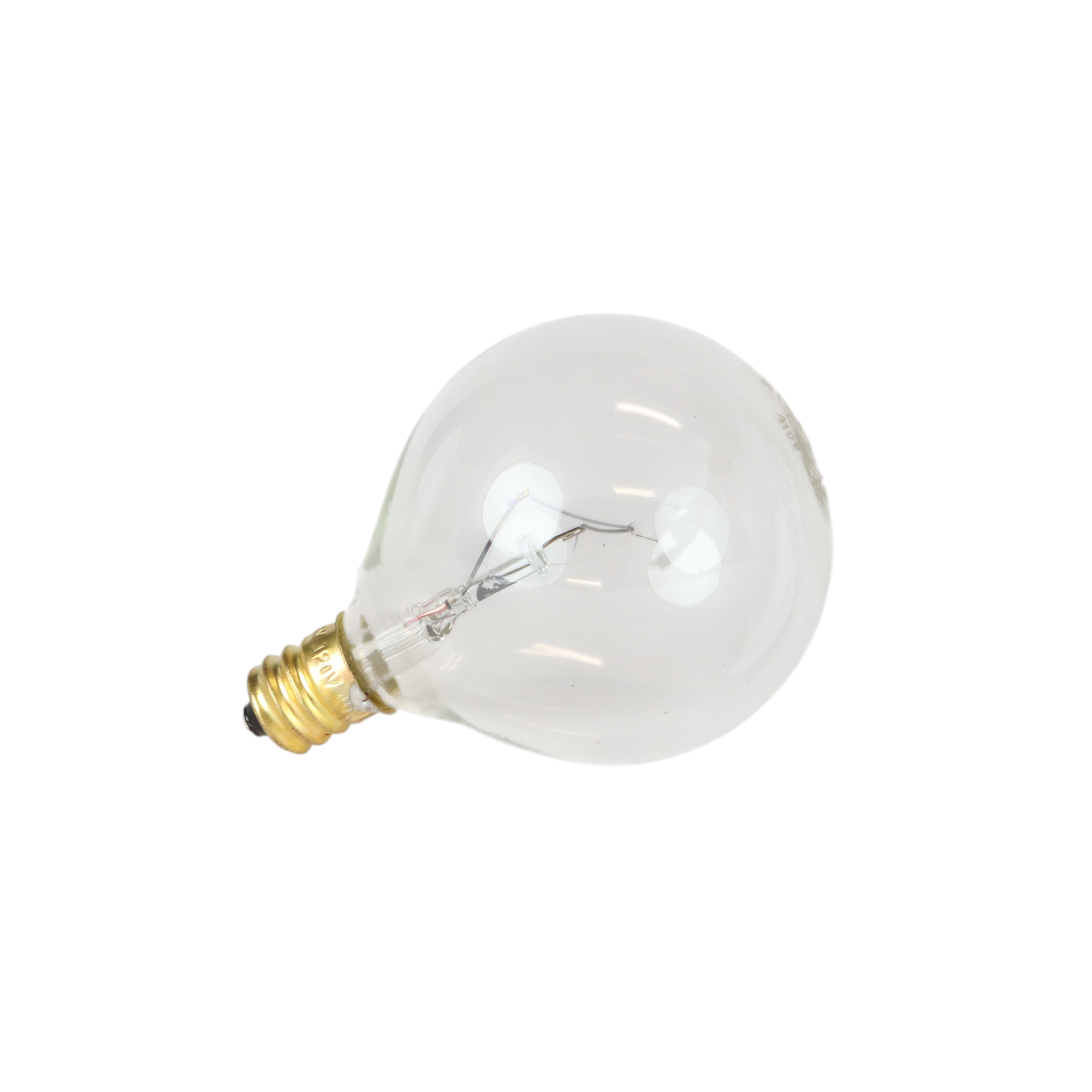 Anderic Foundation™ 40-Watt Incandescent Dimmable Light Bulb - 2700K Soft White, E12 Candelabra Base, Globe - 6-Pack