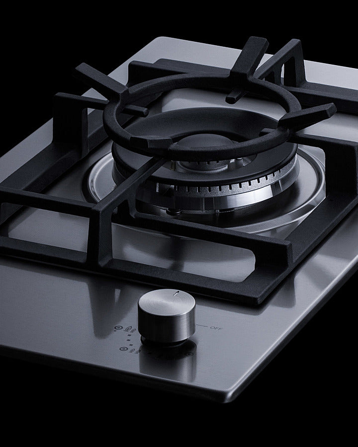 12'' Wide 1 Burner Gas Cooktop In Stainless Steel