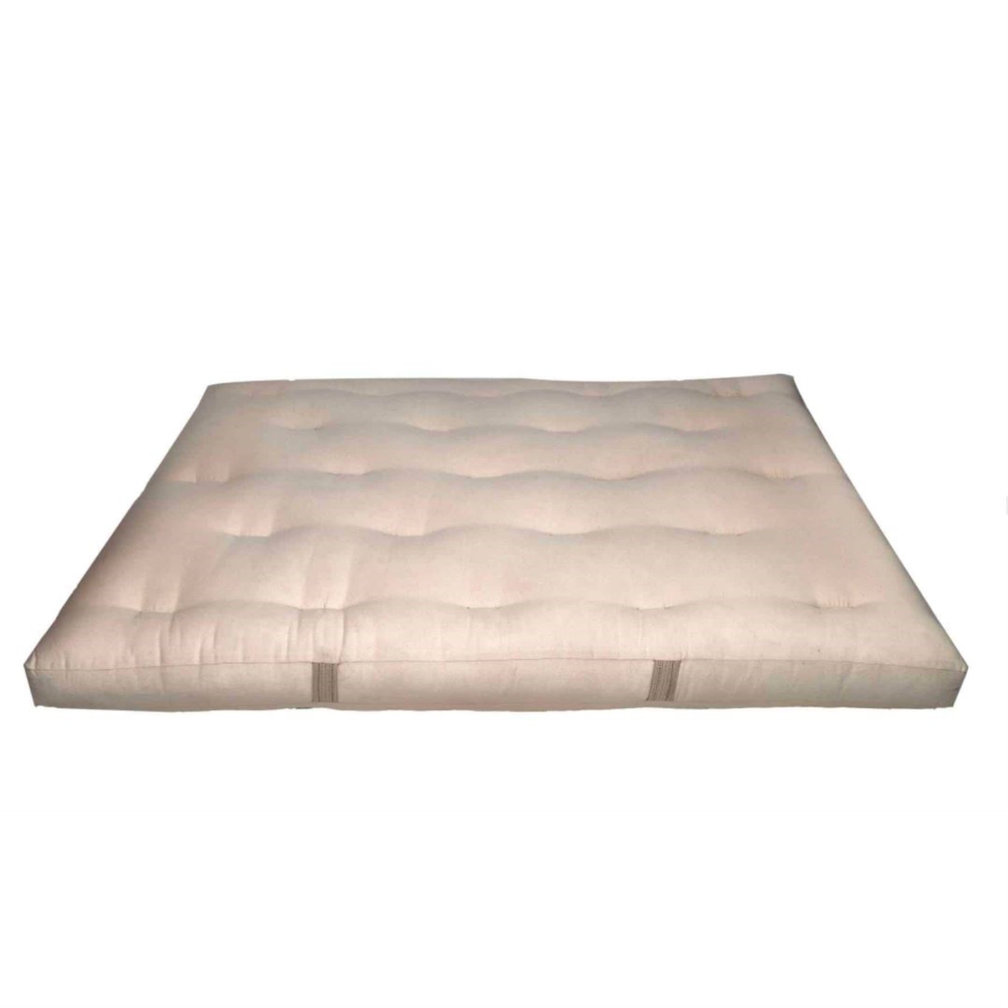 Green Cotton Footstool  in 100% Cotton Fabric Case