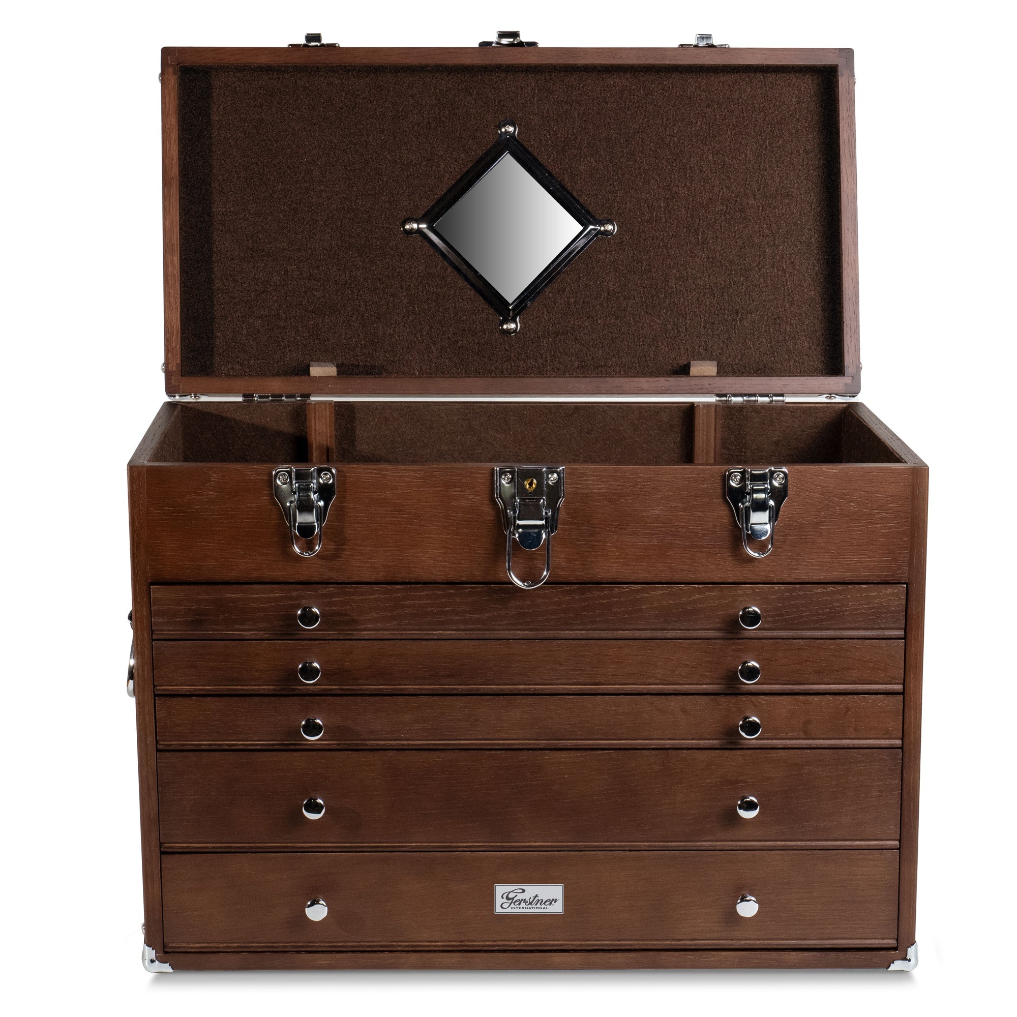 Dark Oak 5-Drawer Top Chest - Gerstner International, GI-T20-D