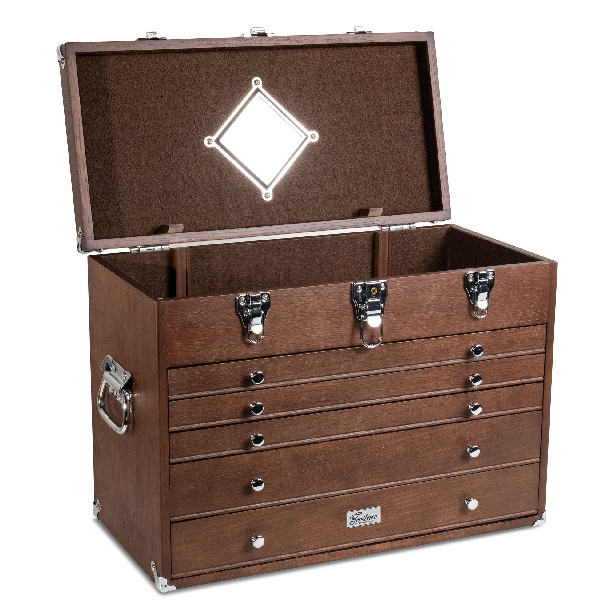 Dark Oak 5-Drawer Top Chest - Gerstner International, GI-T20-D