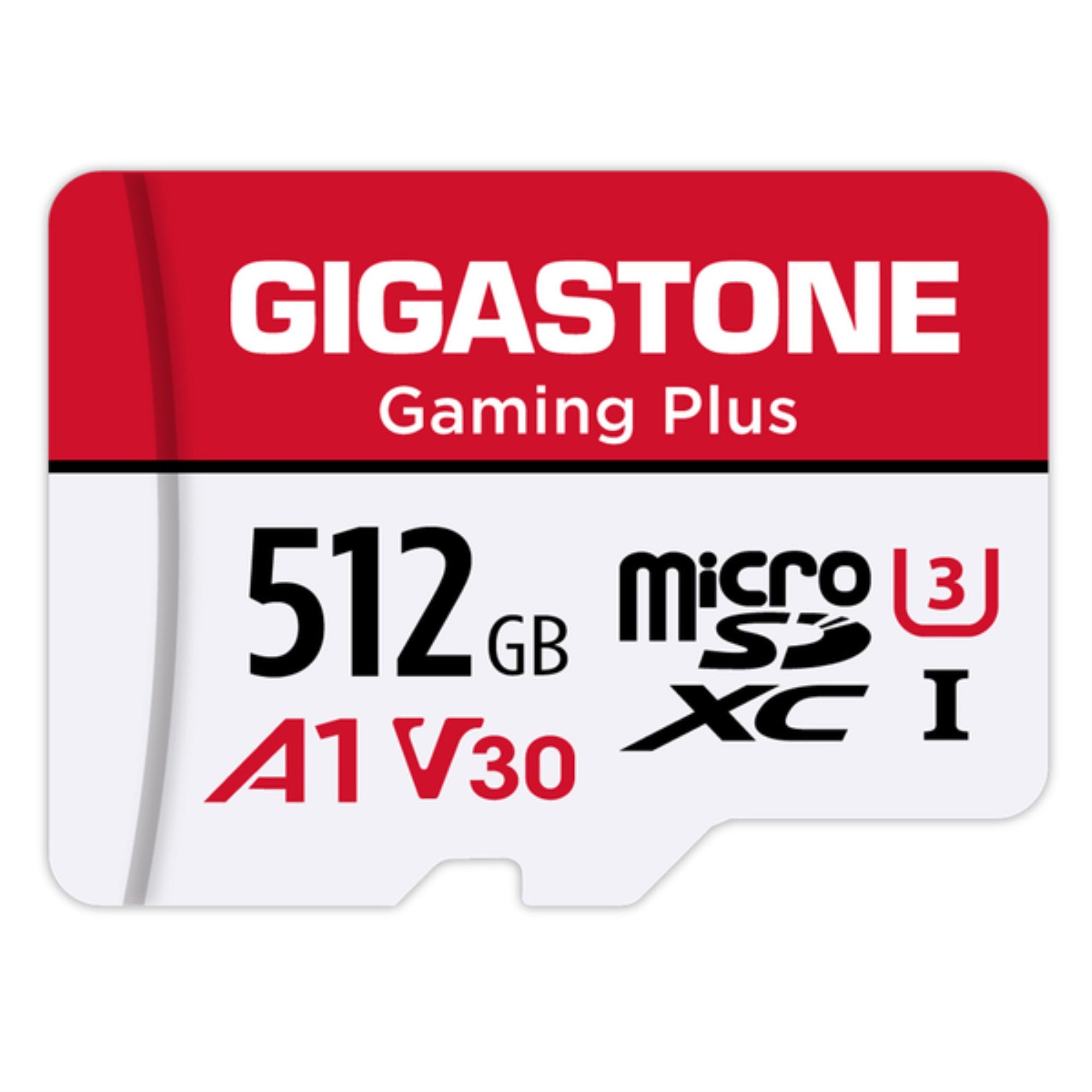 Gigastone GS2IN1A1V30GAME512GBR Gaming Plus A1V30 microSD Card (512 GB)