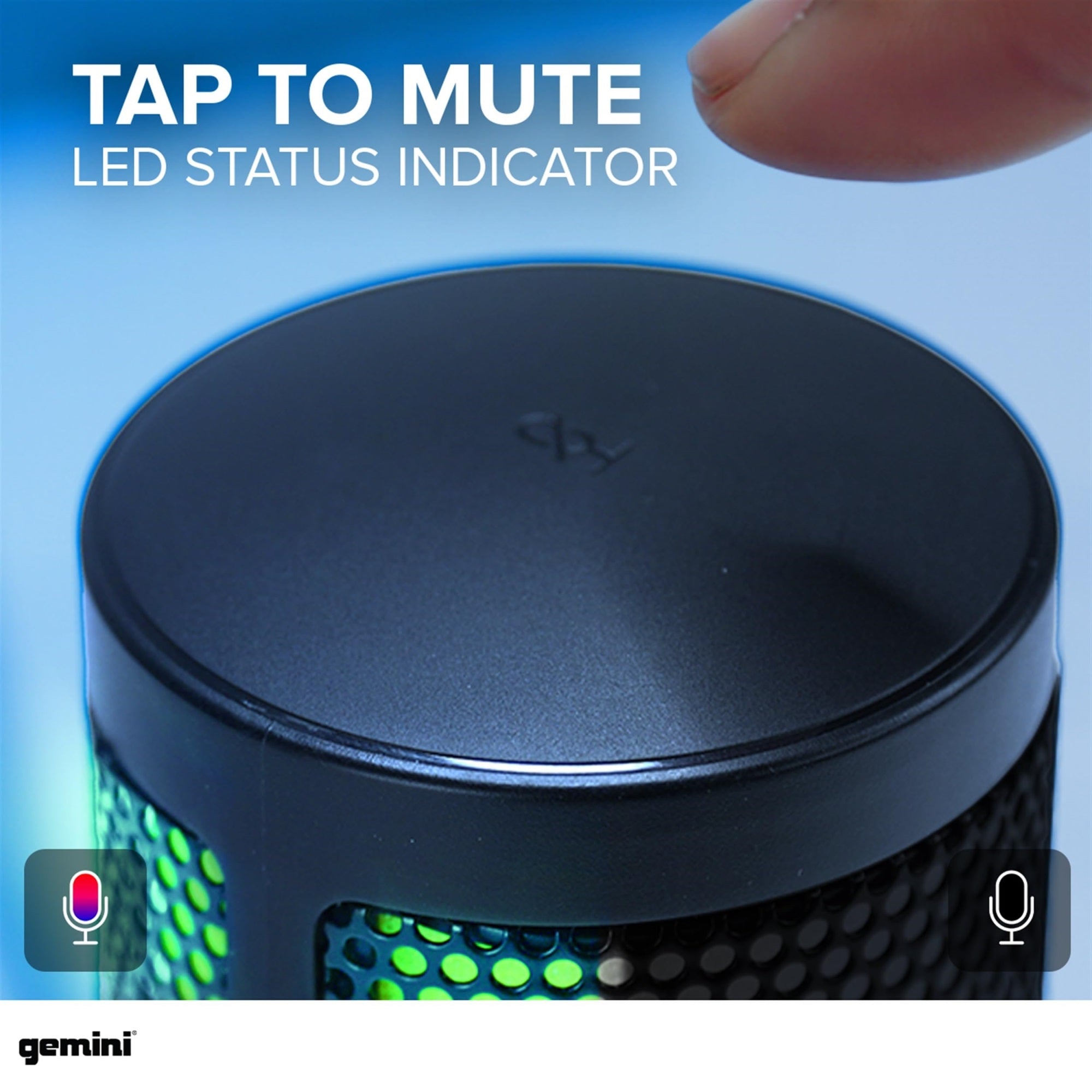 GEMINI USB DIGITAL MICROPHONE WITH LED