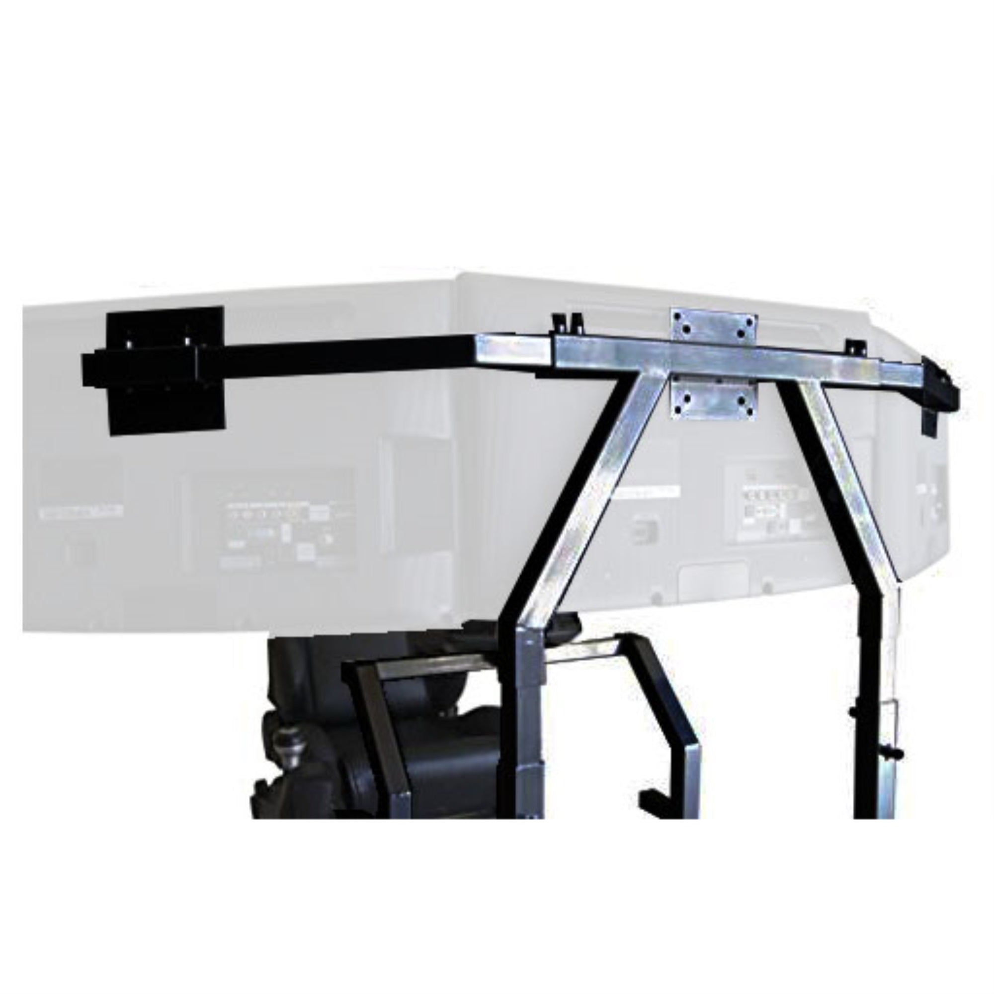 GTA Triple Monitor Stand Black Fit Up To 24 inch Monitor