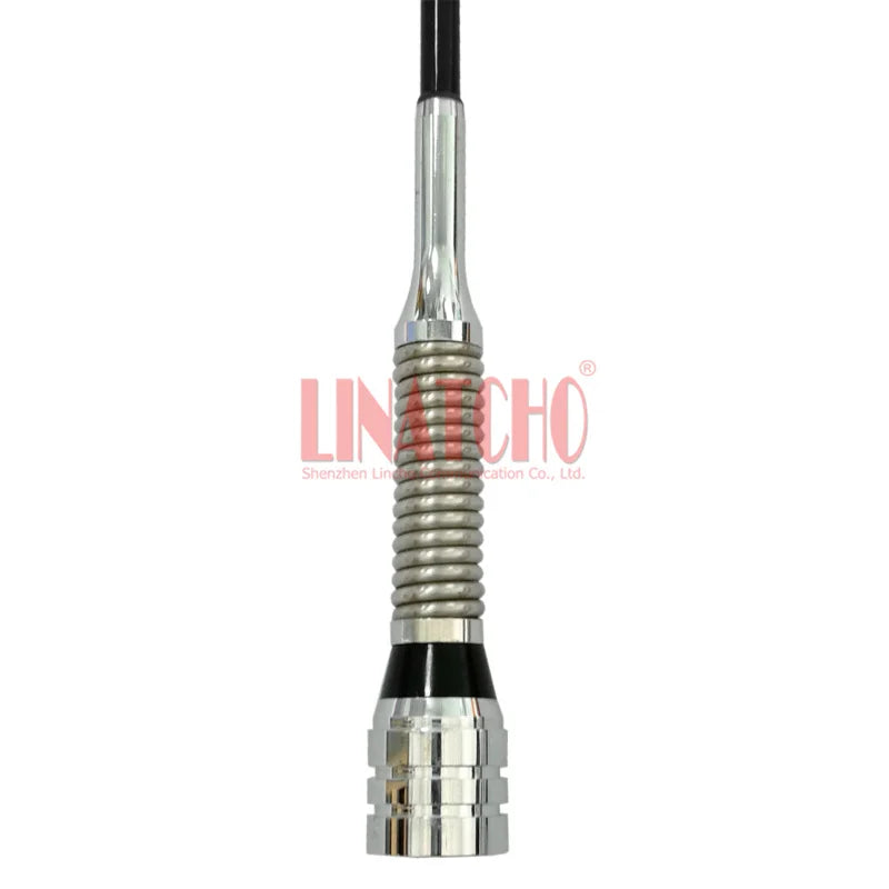 UHF VHF Anti-collision Bottom Spring Car Radio PL259 Two Way High Powered Fiberglass Car Antenna