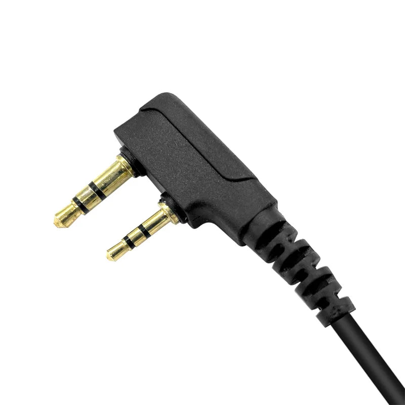 D Shape Earpiece Headset, PTT Mic, 2 Pin,for Kenwood,Nexedge,Hytera,Puxing,Wouxun Radio, UV-82HP, UV-82, UV-5R, UV5RA, BF-F9