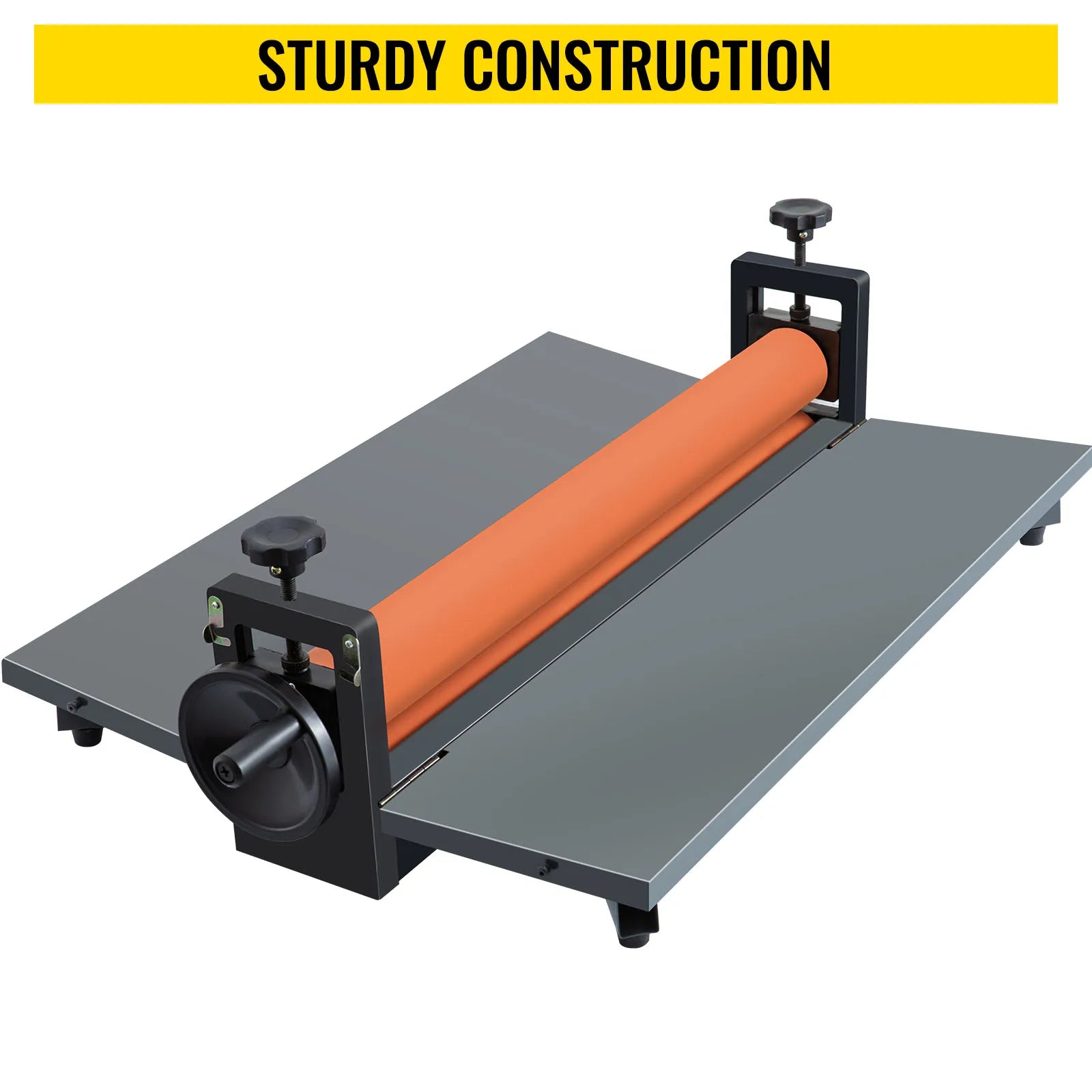 SucceBuy 25.6"x1" Manual Cold Roll Laminator Machine Sheets Document Plasticizer Poster Painting Photo Book Cover A3 A4 Paper