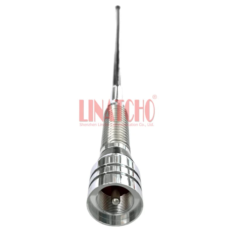 UHF VHF Anti-collision Bottom Spring Car Radio PL259 Two Way High Powered Fiberglass Car Antenna