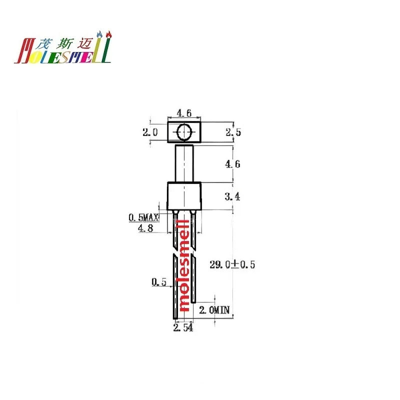 10pcs Multicolor 2mm Flat Top Led Diffused/Water Clear Red Yellow Blue Green White Orange LED Light Lamp