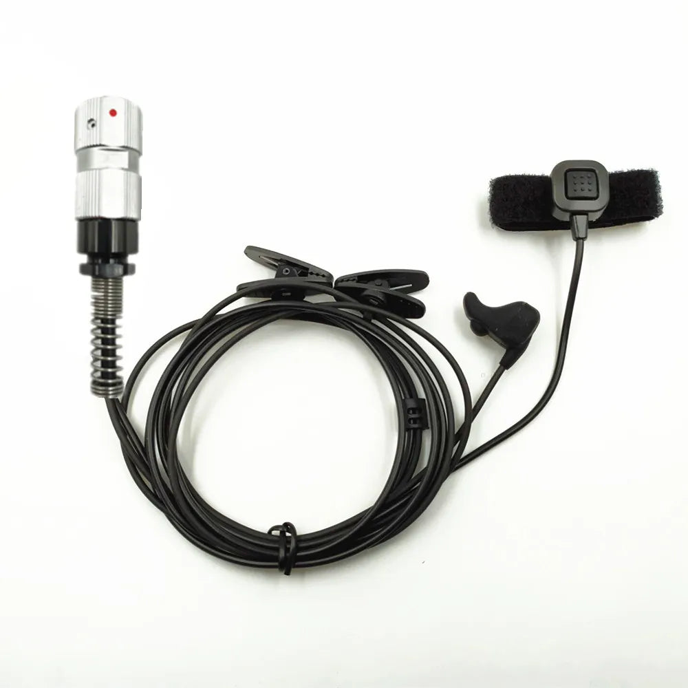 Vibrate Ear Bone Earpiece Speaker Mic 6 pin Finger PTT Headset For TRI TCA AN/PRC-148 PRC-152 IDF710 Walkie Talkie headset