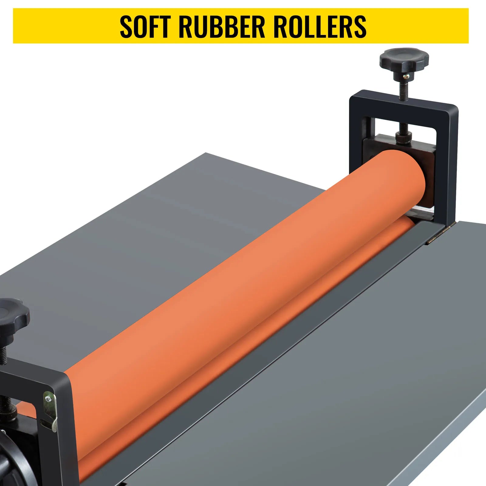 SucceBuy 25.6"x1" Manual Cold Roll Laminator Machine Sheets Document Plasticizer Poster Painting Photo Book Cover A3 A4 Paper