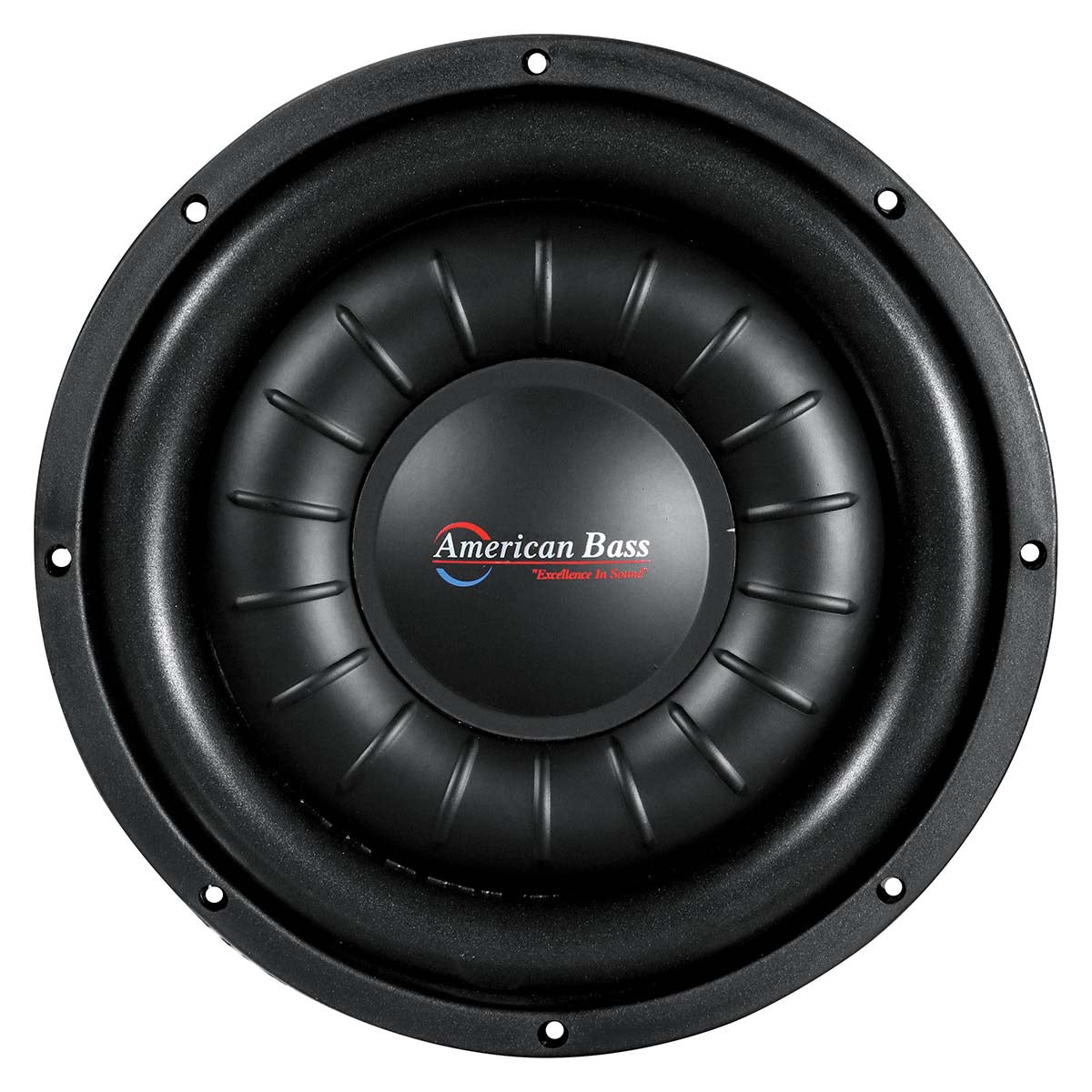 American Bass Hawk Slim Mount 10'' Woofer 700W Rms/1500W Max Dual 4 Ohm Voice Coils