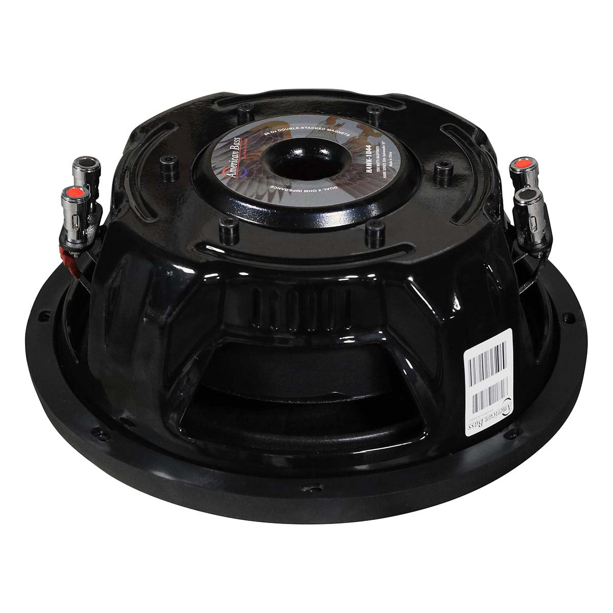 American Bass Hawk Slim Mount 10'' Woofer 700W Rms/1500W Max Dual 4 Ohm Voice Coils