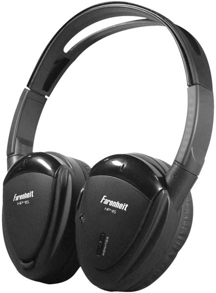 Dual Channel Ir Foldable Headphone, Eva Hard Case, Ch 1 (2.3/2.8Mhz.) & Ch 2 (2.32/3.8Mhz.) For 73S & 93S, Auto Power Off