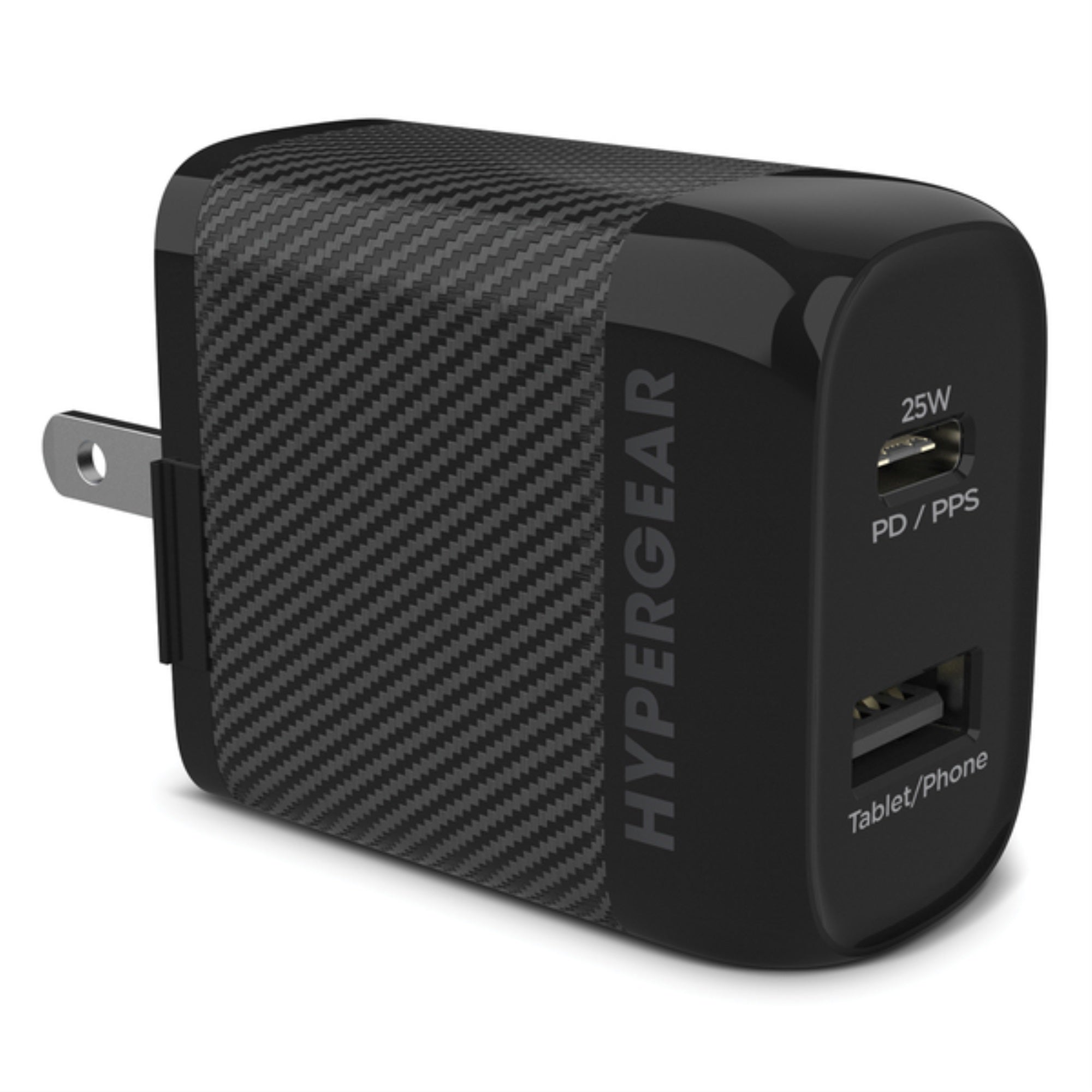 HyperGear 15625 SpeedBoost 25Watt PD DualOutput USB Wall Charger