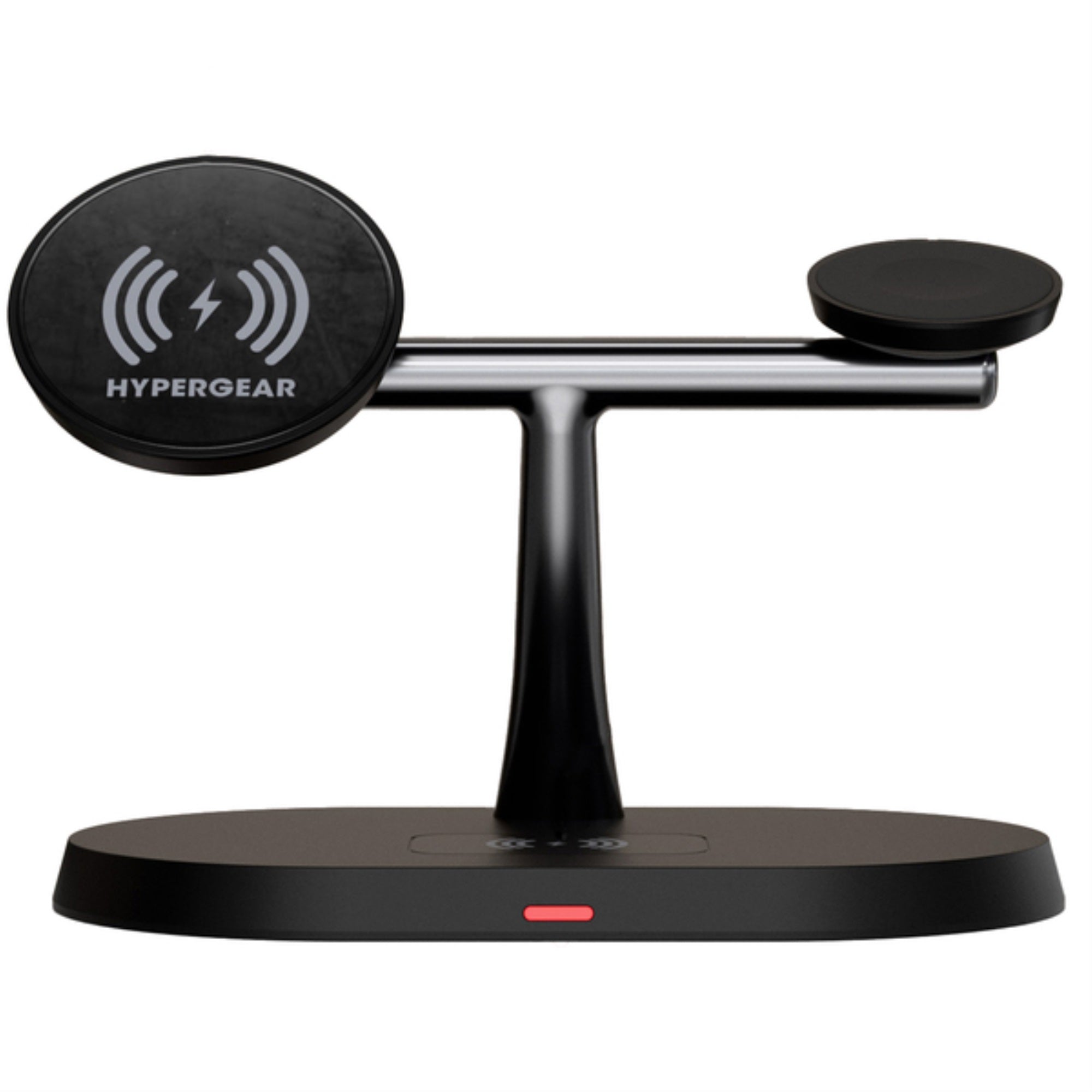 HyperGear 16189 MaxCharge Pro 3in1 Wireless Charging Stand with 15Watt Magnetic Wireless Fast Charge, Black