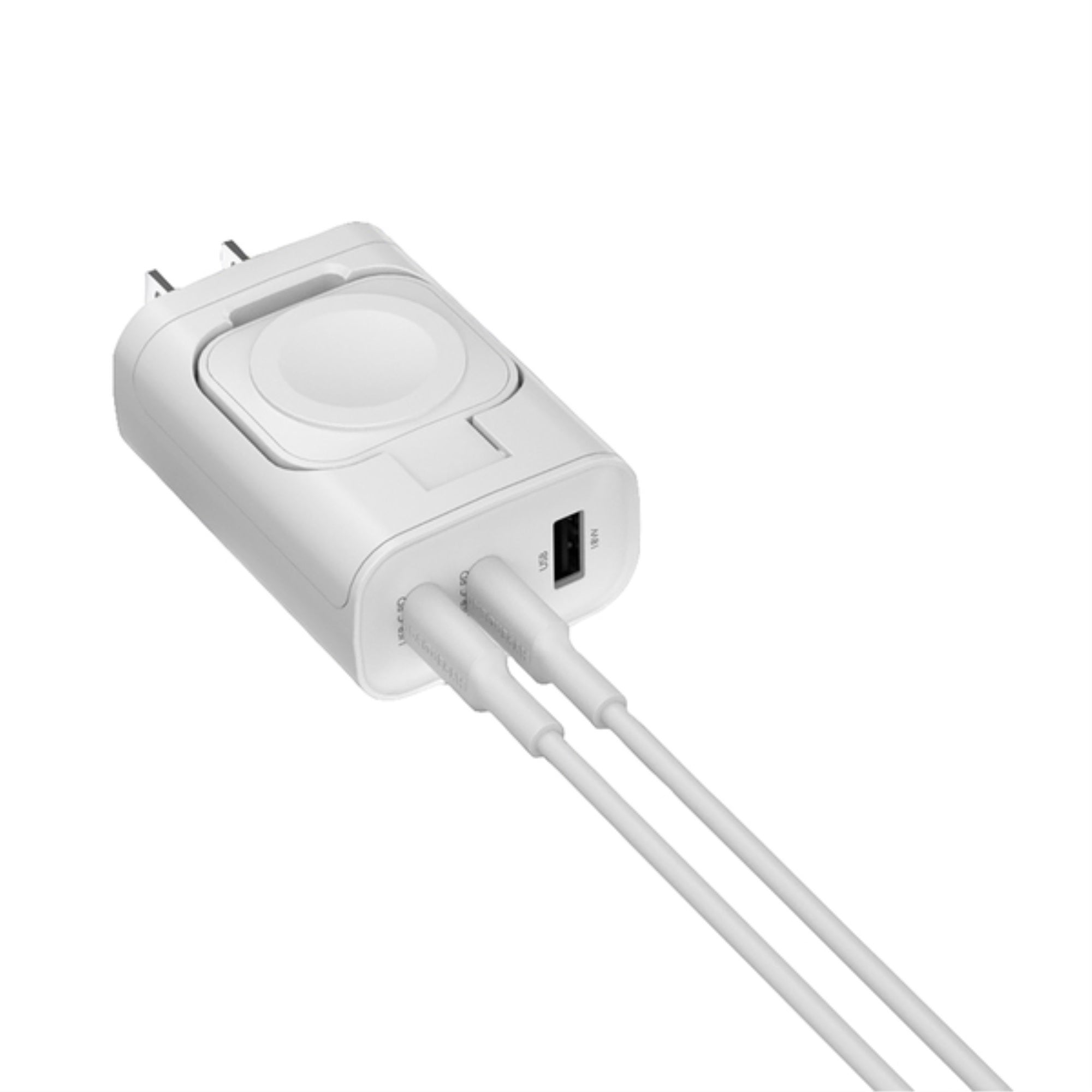 HyperGear 16314 SpeedBoost 43Watt 3Port USB Wall Charger with Builtin Apple Watch Charger