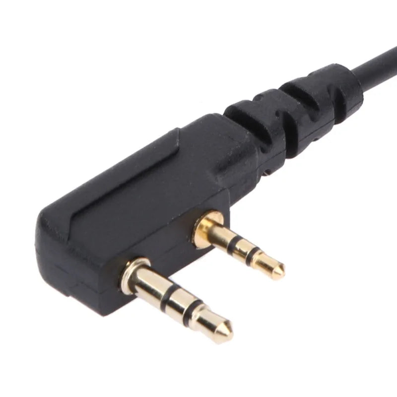 2 PIN Walkie Talkie Earpiece Headset PTT MIC for BAOFENG UV5R for KENWOOD KPG TH TK for HYT