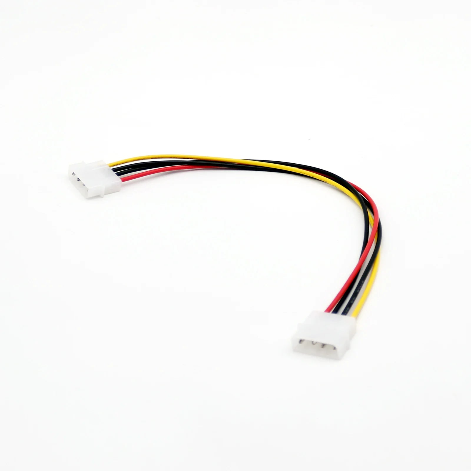 1pc 4 Pin LP4 Molex Male to 4 Pin Male Plug Power Extension Adapter Connector Converter Cable 30cm 1ft