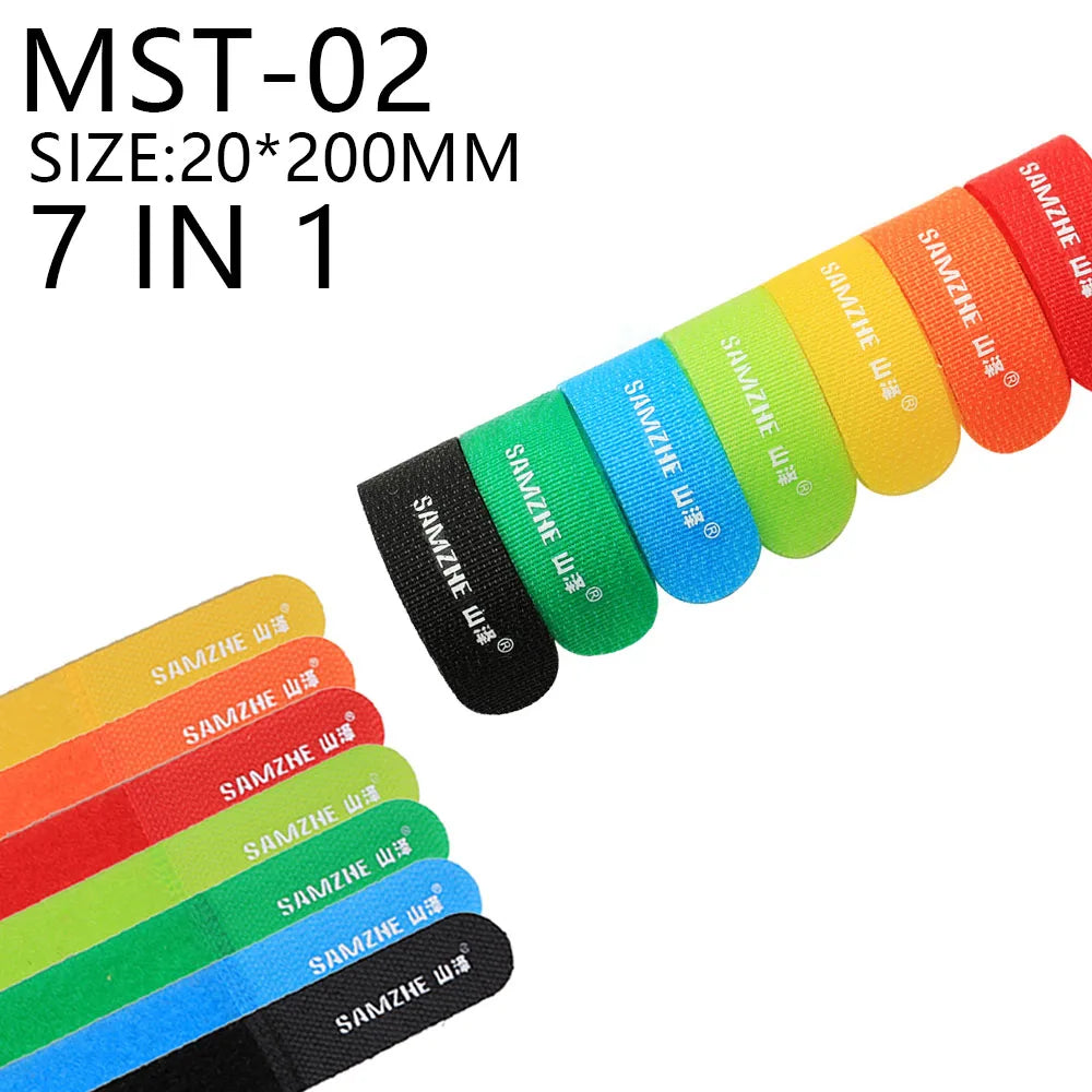 SAMZHE USB Cable Winder Cable Organizer Ties Mouse Wire Earphone Holder HDMI Cord Free Cut Management Phone Hoop Tape Protector