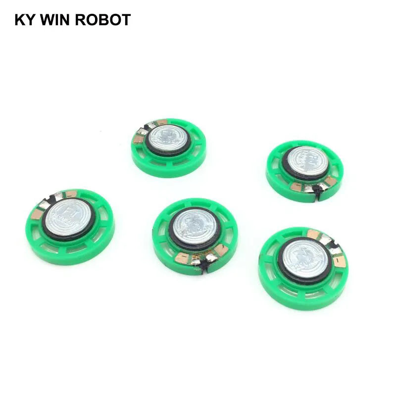 5pcs/lot New Green Ultra-thin Mini Speaker 32 Ohms 0.25 Watt 0.25W 32R Speaker Diameter 27MM 2.7CM Thickness 9MM
