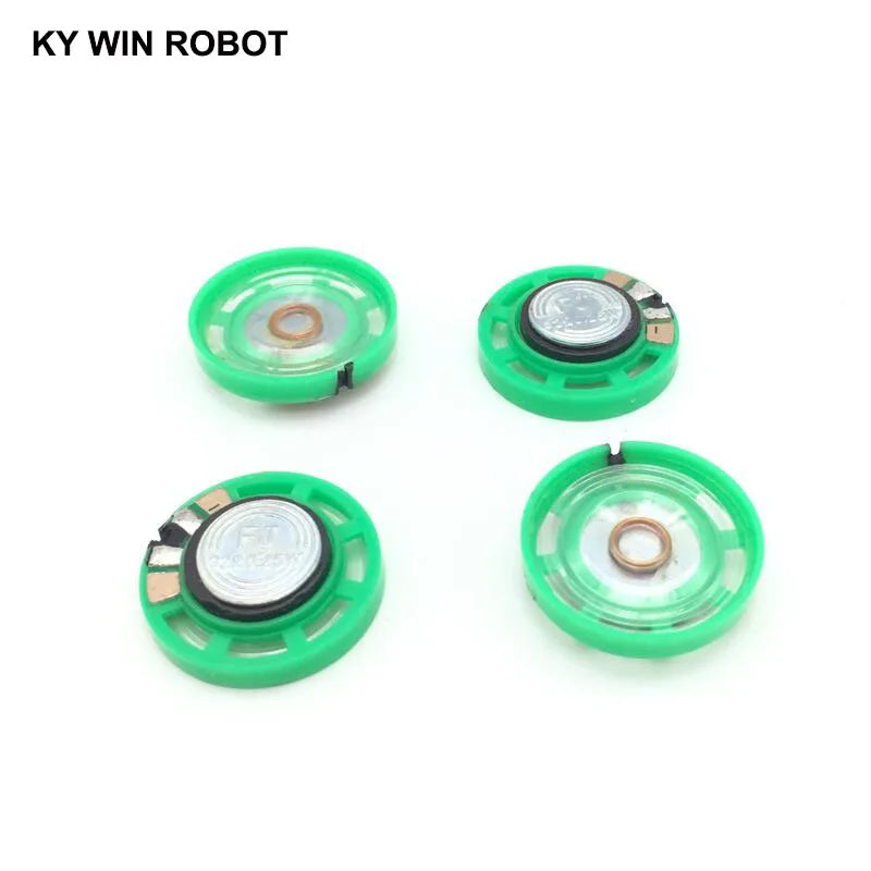 5pcs/lot New Green Ultra-thin Mini Speaker 32 Ohms 0.25 Watt 0.25W 32R Speaker Diameter 27MM 2.7CM Thickness 9MM