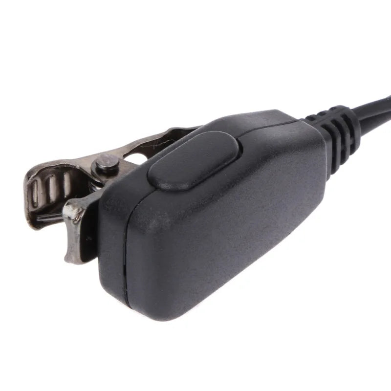2 PIN Walkie Talkie Earpiece Headset PTT MIC for BAOFENG UV5R for KENWOOD KPG TH TK for HYT