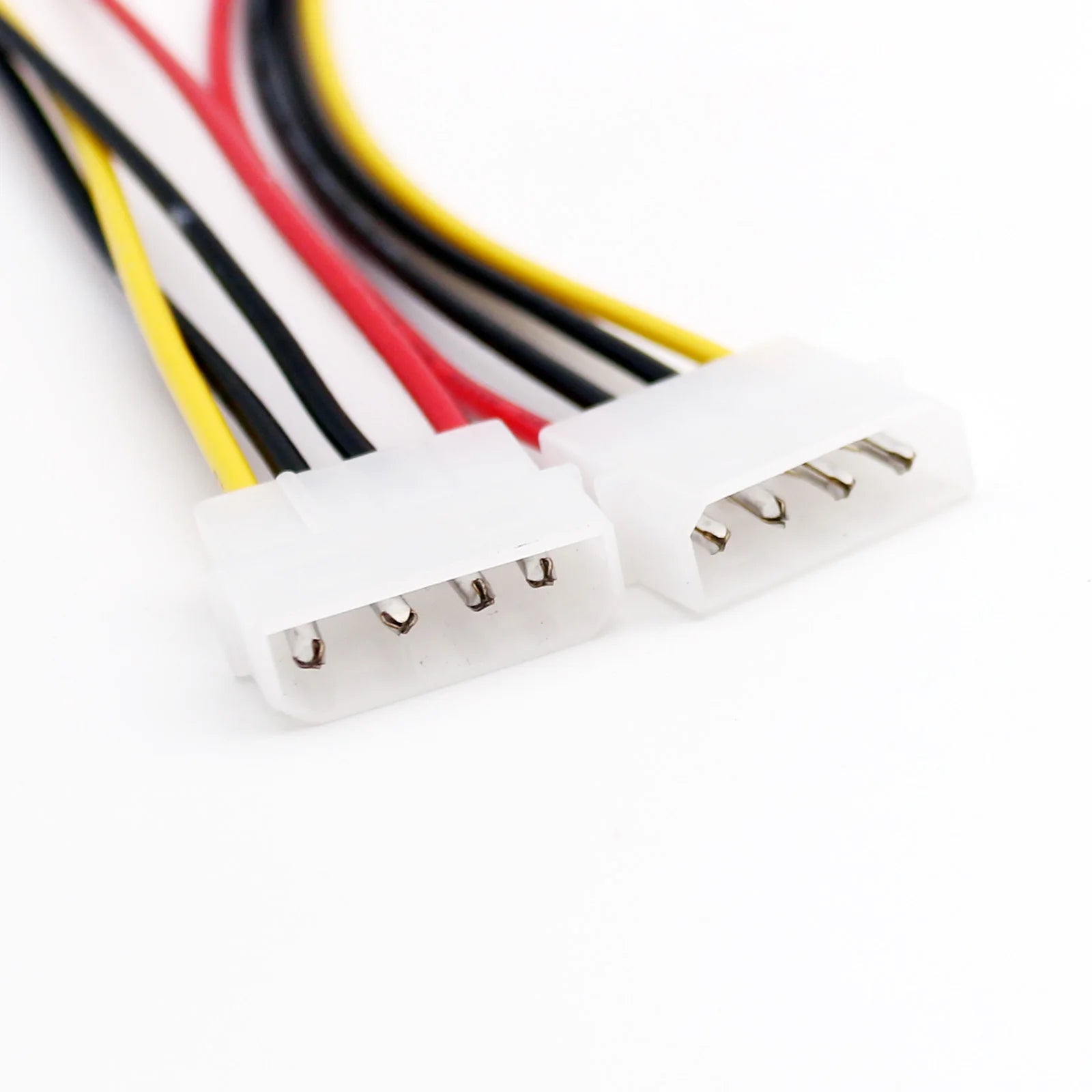1pc 4 Pin LP4 Molex Male to 4 Pin Male Plug Power Extension Adapter Connector Converter Cable 30cm 1ft