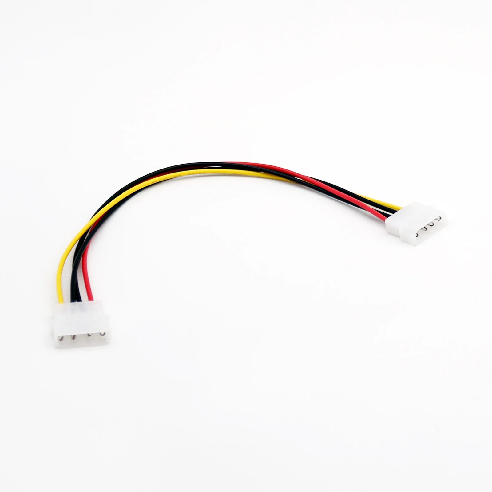 1pc 4 Pin LP4 Molex Male to 4 Pin Male Plug Power Extension Adapter Connector Converter Cable 30cm 1ft