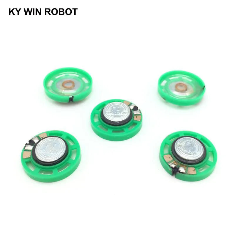 5pcs/lot New Green Ultra-thin Mini Speaker 32 Ohms 0.25 Watt 0.25W 32R Speaker Diameter 27MM 2.7CM Thickness 9MM