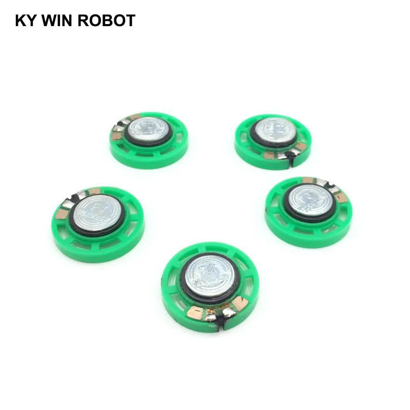 5pcs/lot New Green Ultra-thin Mini Speaker 32 Ohms 0.25 Watt 0.25W 32R Speaker Diameter 27MM 2.7CM Thickness 9MM