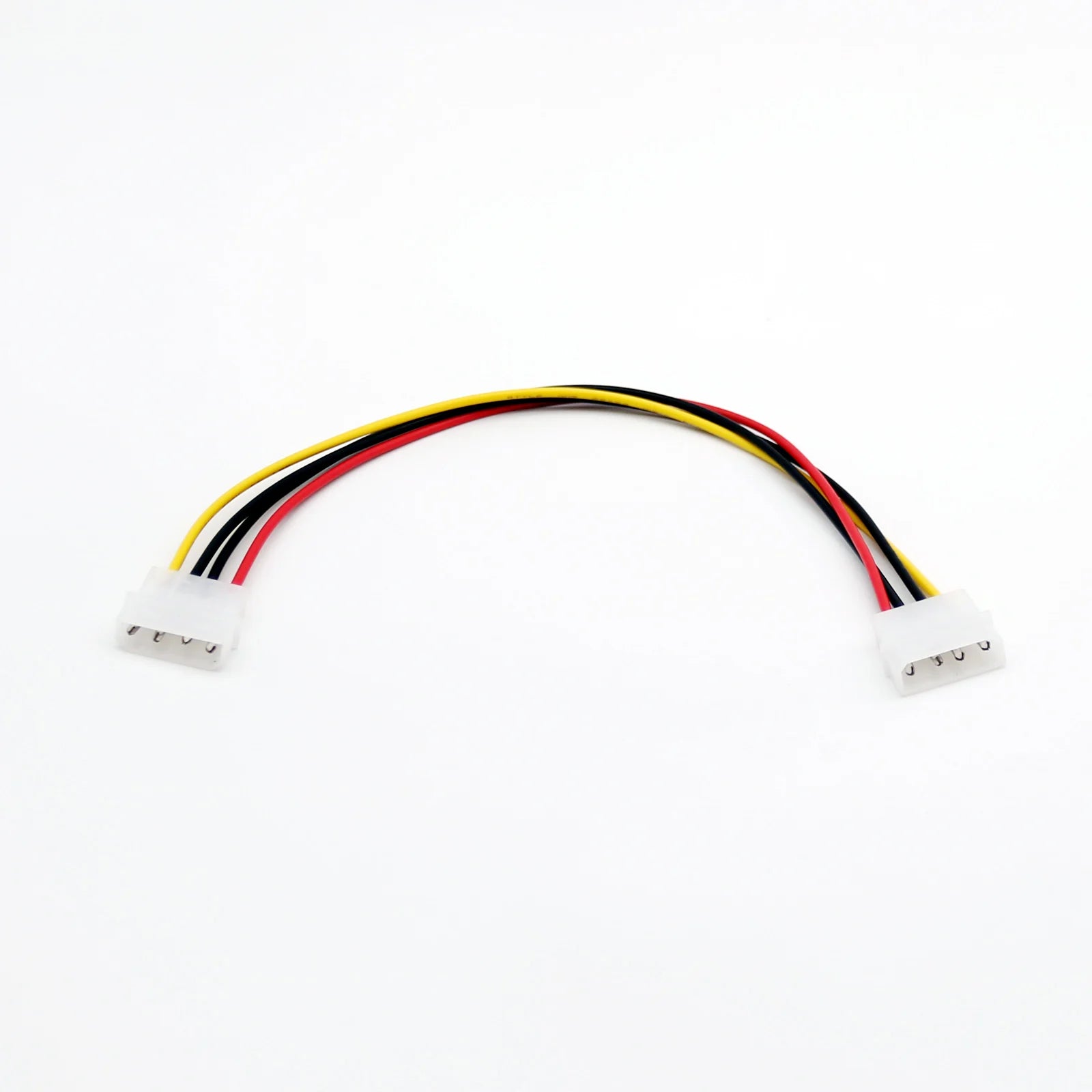 1pc 4 Pin LP4 Molex Male to 4 Pin Male Plug Power Extension Adapter Connector Converter Cable 30cm 1ft