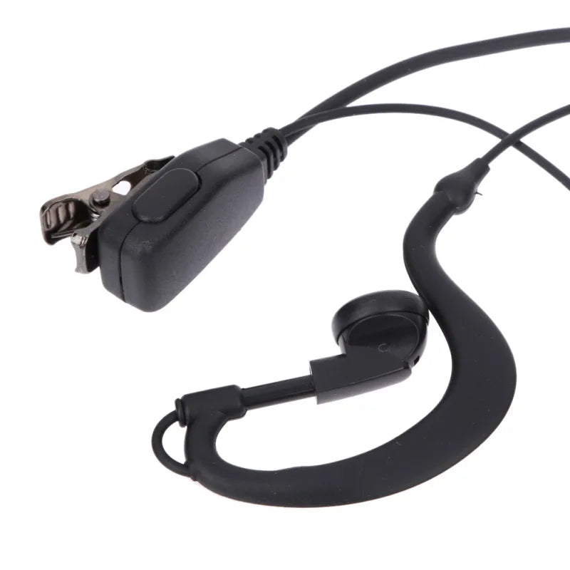2 PIN Walkie Talkie Earpiece Headset PTT MIC for BAOFENG UV5R for KENWOOD KPG TH TK for HYT